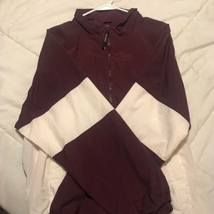 GAME maroon windbreaker